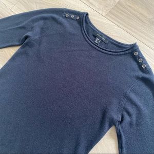 ATMOSPHERE Navy Blue Sweater Long Sleeve